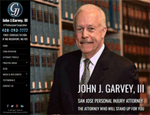 Tablet Screenshot of johngarveylaw.com